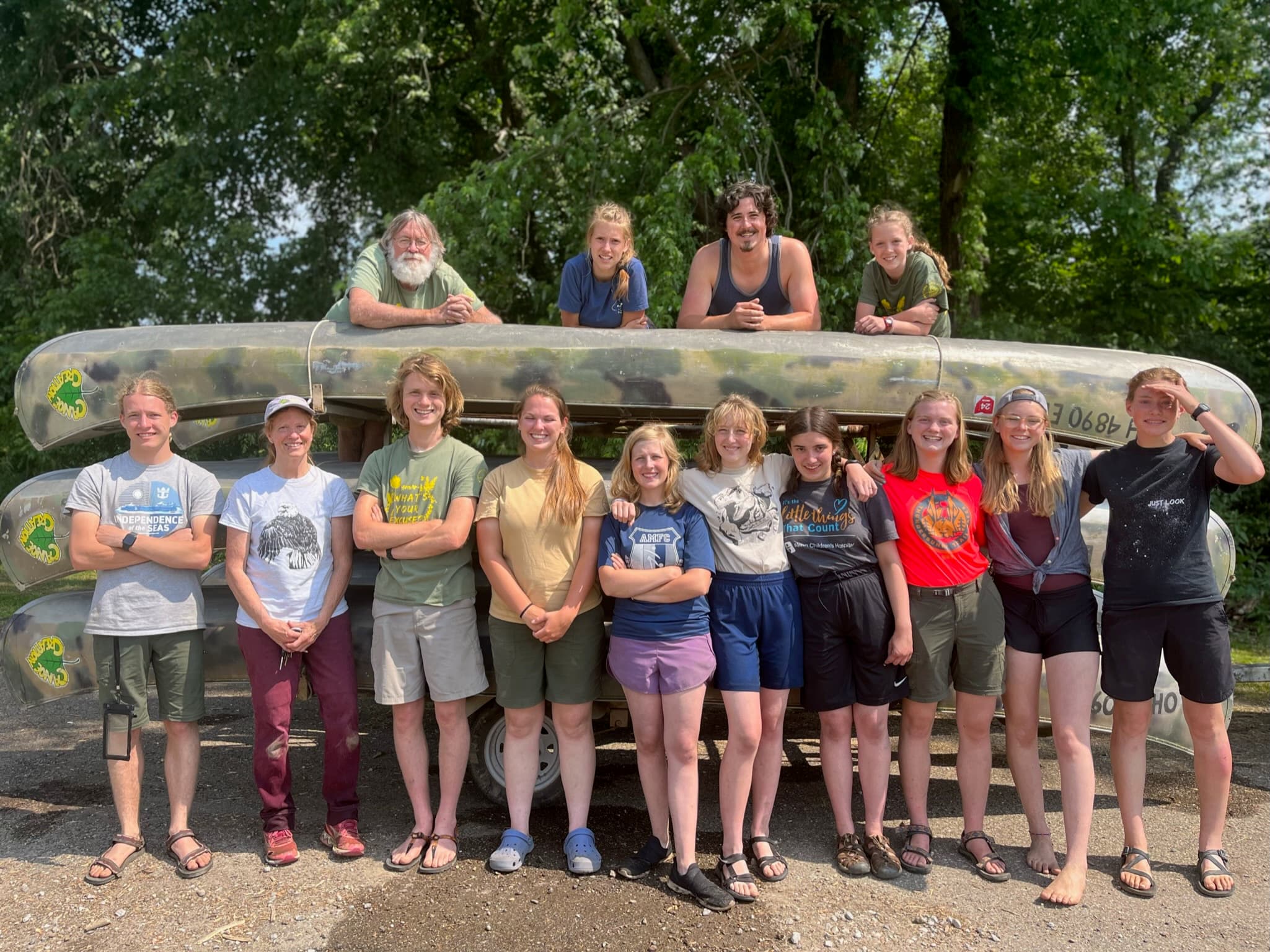 Canoe Creation interns 2023