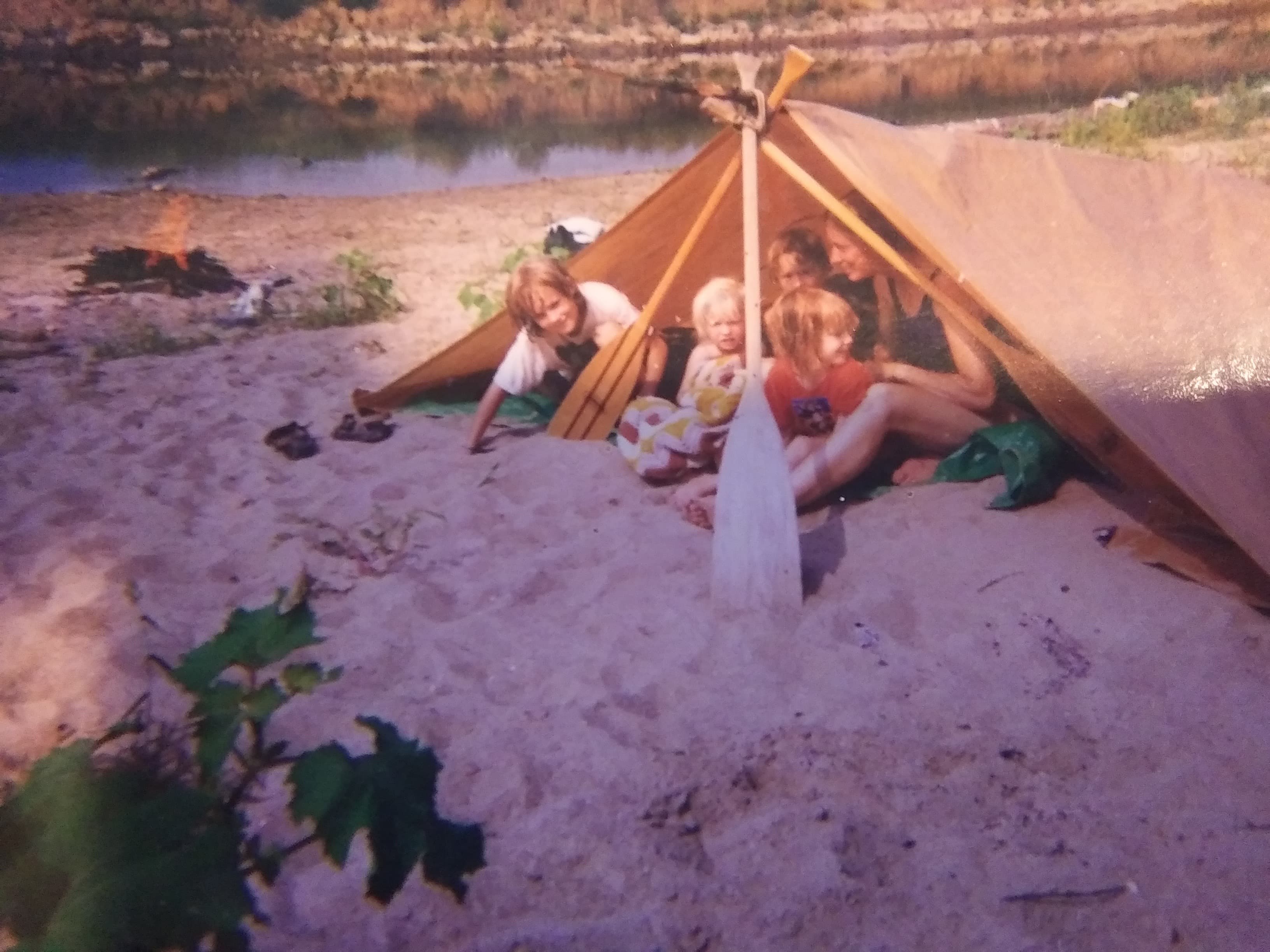 Parker family camping